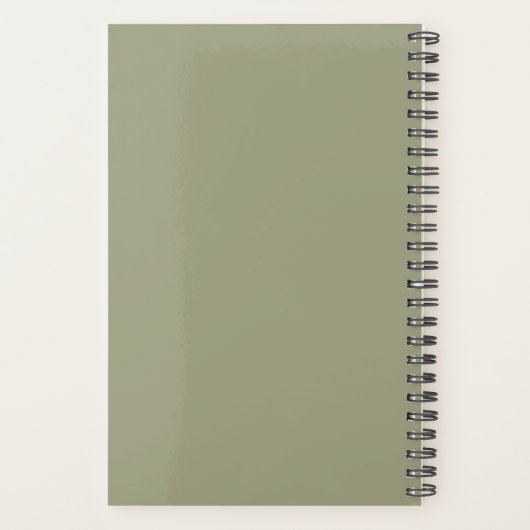 Rustikaler Hochzeit im Herbst | Wasserfarbenkürbis Planer (Rückseite)