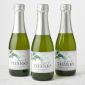 Rustikaler Hochzeitsbrunch und Bubbly Sparkling We Schaumweinetikett (Flaschen)