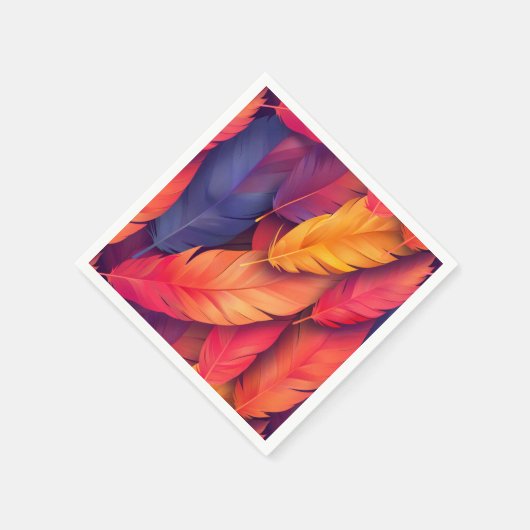 Rustikaler Hochzeitscocktail Napkins Serviette (Ecke)