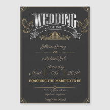 Rustikaler Hochzeitsmagnet, Anpassen Sie mich an!