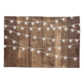 Rustikaler Holz-u. feenhafte Kissenbezug (Rückseite)