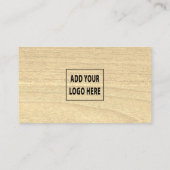 Rustikaler Holzbauer Carpentry Handyman Visitenkarte (Rückseite)