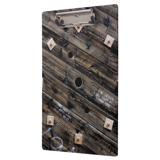 Rustikaler Holzdraht Klemmbrett (Links)