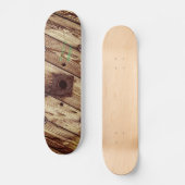 Rustikaler Holzdraht Skateboard (Vorderseite)