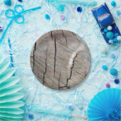 Rustikaler hölzerner Korn-Entwurfs-Pappteller Pappteller (Party)