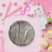 Rustikaler hölzerner Korn-Entwurfs-Pappteller Pappteller (Party)