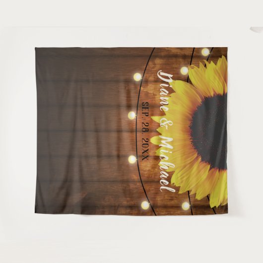 Rustikaler hölzerner wandteppich (Vorderseite (Horizontal))