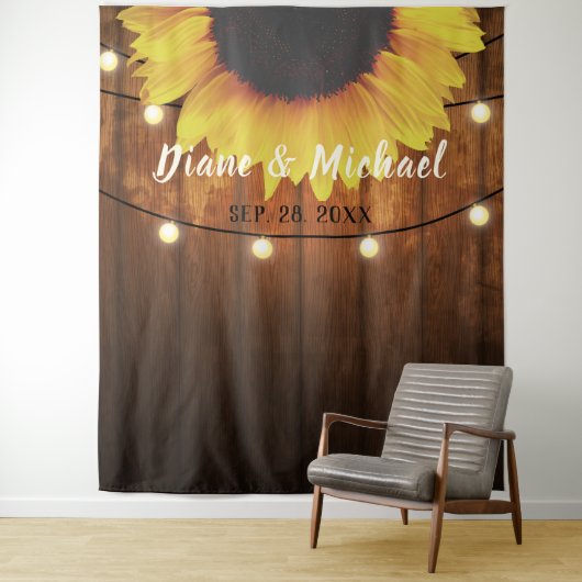 Rustikaler hölzerner wandteppich (Beispiel)