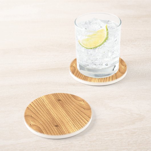 Rustikaler Holzfab Phantastischer enormer Wert Getränkeuntersetzer (Seite)