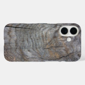 Rustikaler Holzfall-Mate iPhone Case (Rückseite (Horizontal))