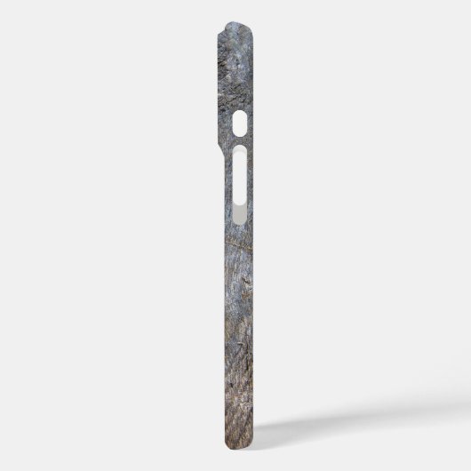 Rustikaler Holzfall-Mate iPhone Case (Rückseite / Links)