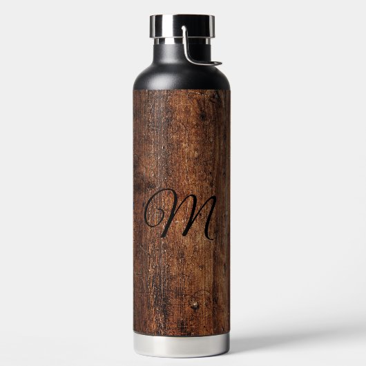 Rustikaler Holzfäller Trinkflasche (links)