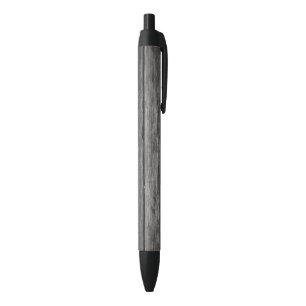 Rustikaler Holzhintergrund Schwarzer Tinte Pen Kugelschreiber