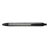 Rustikaler Holzhintergrund Schwarzer Tinte Pen Kugelschreiber (Rückseite)