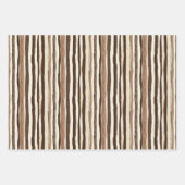 Rustikaler Holzkörner Geschenkpapier Set (Vorderseite 2)