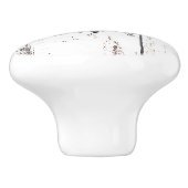 Rustikaler Holzküstenstrand Anker Vintage Blütenwe Keramikknauf (Seitenansicht)