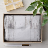 Rustikaler Holzküstenstrand Anker Vintage Blütenwe Seidenpapier (Geschenk)