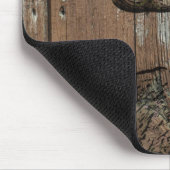 Rustikaler Holzmoor Mousepad (Ecke)