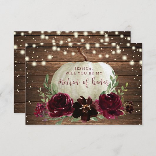 Rustikaler Holzpumpen wirst du mein Ehrenkollege s Dankeskarte (Vorne/Hinten)