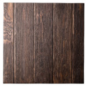 Rustikaler Holzschau| Keramik Fliese (Vorderseite)