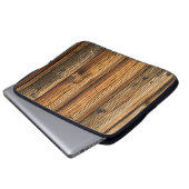 Rustikaler Holzschlauch Laptopschutzhülle (Vorne Knopf)