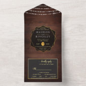 Rustikaler Holzschuh in einer Einladung (Innen Boden)