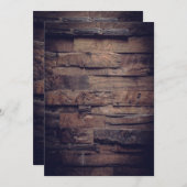 Rustikaler Holzstall Outdoor Wedding-Bridal TEMPLA (Vorne/Hinten)