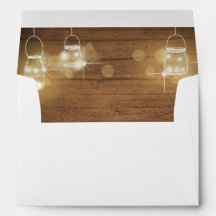 Rustikaler Holzumschlag Boho strahlt elegant