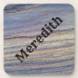 Rustikaler horizontaler Streifen Fügen Sie Ihren N Getränkeuntersetzer