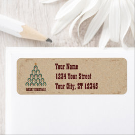 Rustikaler Horseshoe Weihnachtsbaum