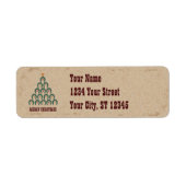 Rustikaler Horseshoe Weihnachtsbaum (Vorne)