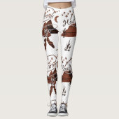 Rustikaler Howdy Partner Cowboy Leggings (Vorderseite)