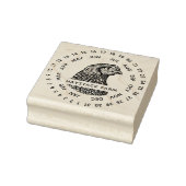 Rustikaler Hühnerfamilienbetrieb ⎢ Eierkarton Datu Gummistempel (Stempel)