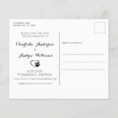 Rustikaler Hund Ehrenfeier retten das Datum (Rückseite)