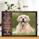 Rustikaler Hund lange Zitat Keepake Hund Foto Fotoplatte<br><div class="desc">Feiern Sie Ihren besten Freund und schätzen diese wertvollen Erinnerungen mit einem individuellen Hundeliebhaber Sake Foto-Plakette in einem rustikalen Holzdesign-Design . Diese einzigartige Haustier-Foto-Sake-Plakette ist das ideale Geschenk für sich, Familie oder Freunde, um Ihren besten Hund oder als Haustier-Gedenkstätte zu ehren. Zitat : " Ein Lächeln kann eine Freundschaft starten,...</div>