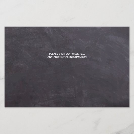 Rustikaler Hund zum Hochzeitsessen speichert das B (Rückseite)