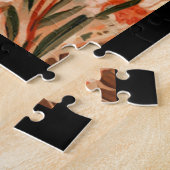 Rustikaler impressionistischer Herbsttruthahn Puzzle (Seite)