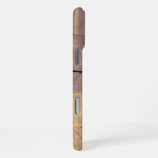 Rustikaler Individuelle Name Naturzeder Holz Knote iPhone Hülle (Rechte Seite)