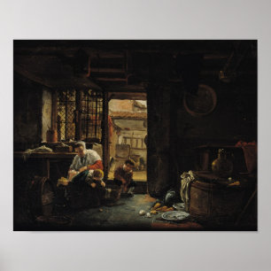 Rustikaler Innenraum Poster