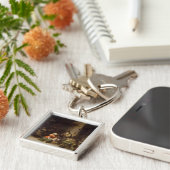 Rustikaler Innenraum Schlüsselanhänger (Seite)