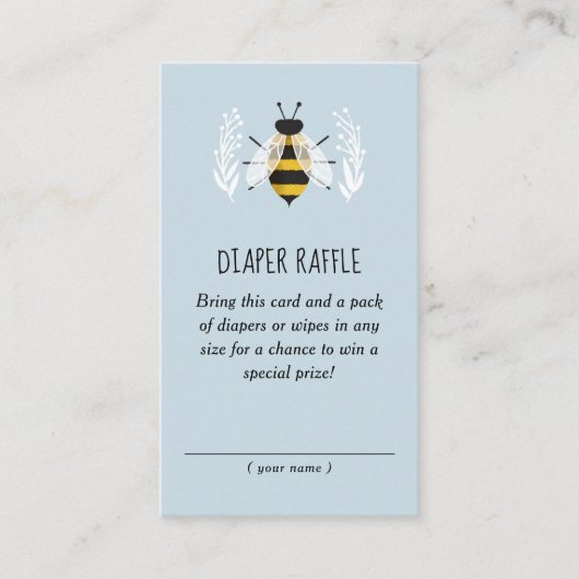 Rustikaler Junge Mama zu Baby Dusche Windeln Raffe Begleitkarte (Vorderseite)