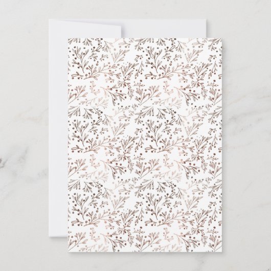 Rustikaler Junggeselinnen-Abschied aus Holz, dünne Einladung (Rückseite)