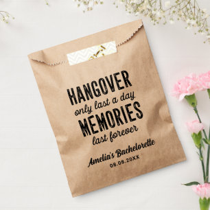 Rustikaler Junggeselinnen-Abschied Hangover Erholu Geschenktütchen