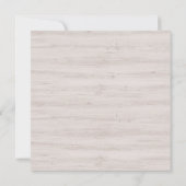 Rustikaler Kalender August Hochzeitstube Save the  Date (Rückseite)