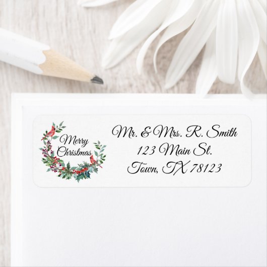 Rustikaler Kardinal Weihnachtsansprache (Insitu)