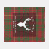 Rustikaler Kariert Clan MacTavish Family Tartan Fleecedecke (Vorderseite (Horizontal))