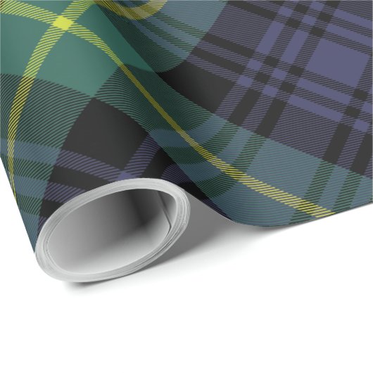 Rustikaler Karierter Tartan Geschenkpapier (Rolleneckpunkt)