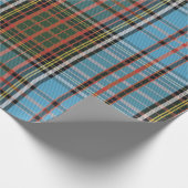 Rustikaler Karierter Tartan Geschenkpapier (Ecke)