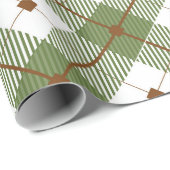Rustikaler Karo Geschenkpapier (Rolleneckpunkt)