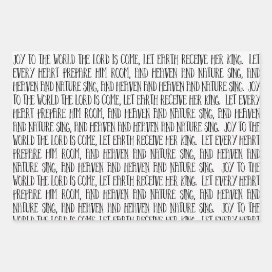 Rustikaler Kieferkranz Buffalo Karierte Freude an Geschenkpapier Set (Vorderseite 2)